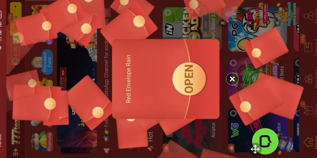 777TEZ Game Red Envelope Rain